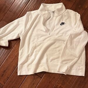 Nike Cream Half-Zip Sweatshirt